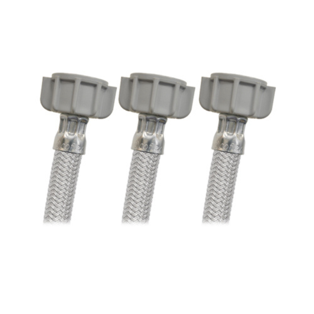 COFLEX MANGUERA VINILO P/LAVAVAJILLAS "T" 1/2" A.M. x 1/2" A.M. x 1/2" A.M.  55CM (VL-T55)
