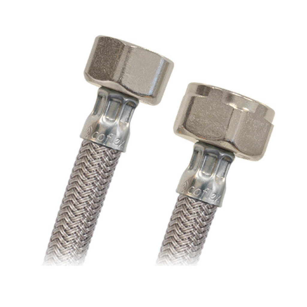 COFLEX MANGUERA VINILO P/SANITARIO 1/2"FIP x 7/8"FIP 50CM (VS-A50)