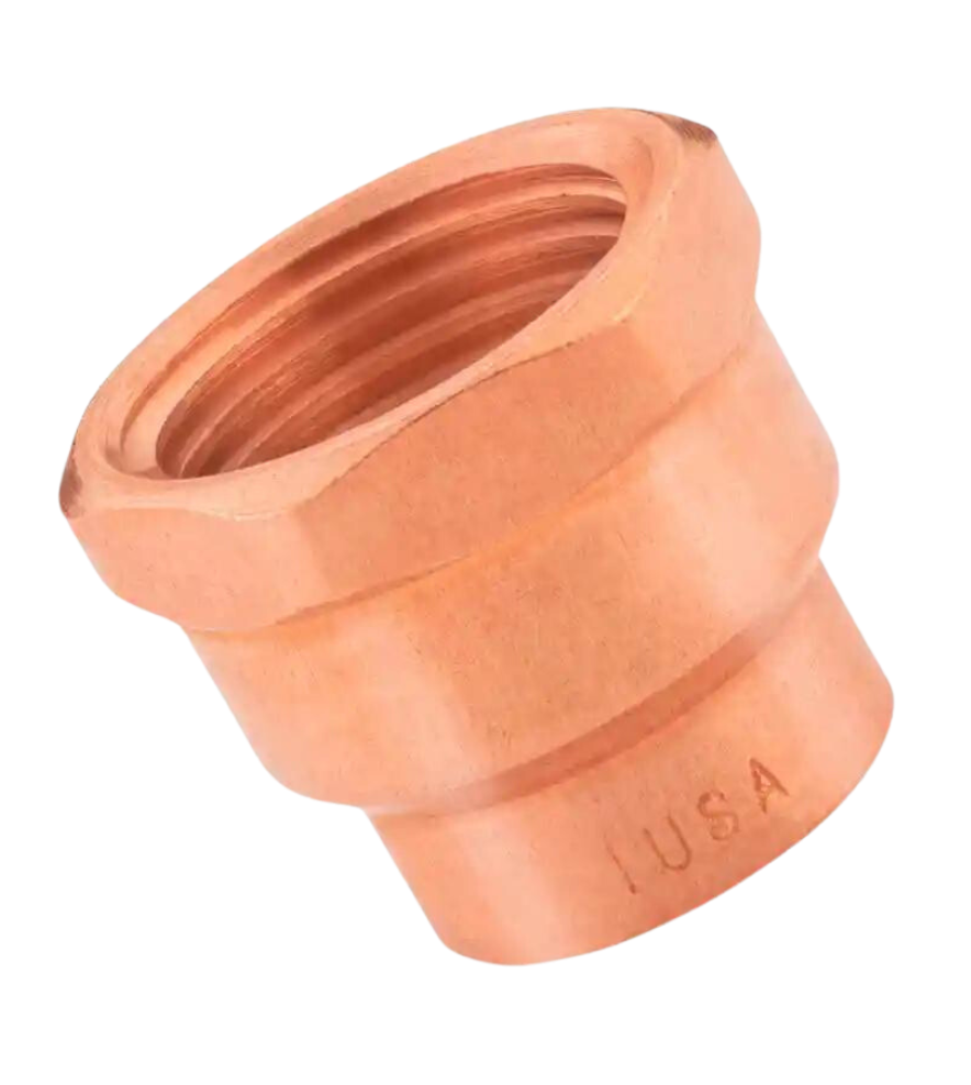 IUSA COBRE CONECTOR ROSCA INTERIOR-HEMBRA 1/2"(13MM) (209488)(H)