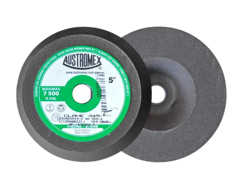 COPA ABRASIVA AUSTROMEX P/DESBASTE PIEDRA 5" P/BOSCH GRANO 120 (345)(H)