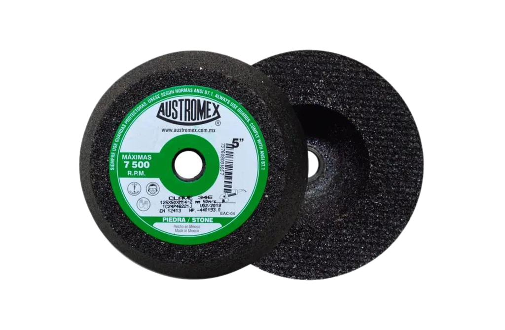 COPA ABRASIVA AUSTROMEX P/DESBASTE PIEDRA 5" P/BOSCH GRANO 24 (346)(H)