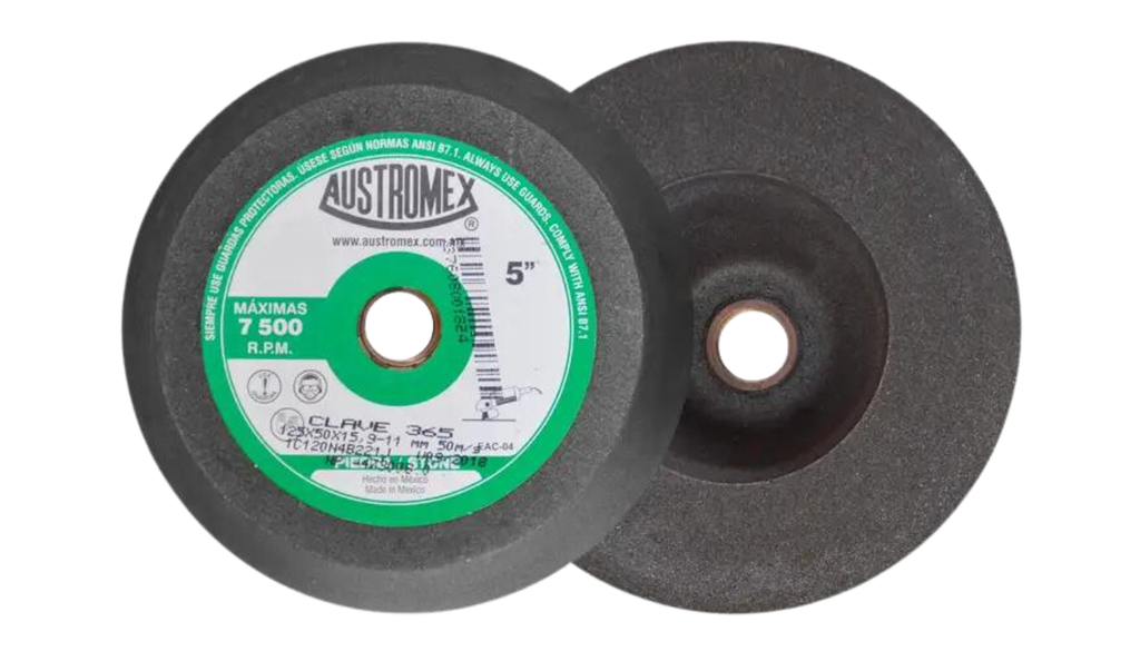 COPA ABRASIVA AUSTROMEX P/DESBASTE PIEDRA 5" P/B&D GRANO 120 (365)(H)