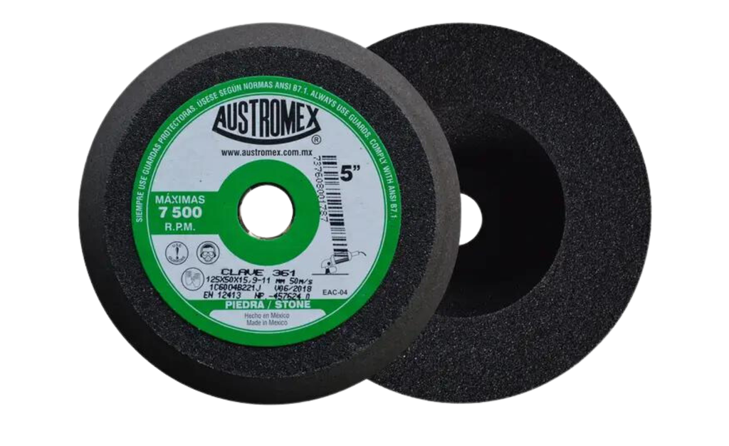 COPA ABRASIVA AUSTROMEX P/DESBASTE PIEDRA 5" P/B&D GRANO 60 (361)(H)