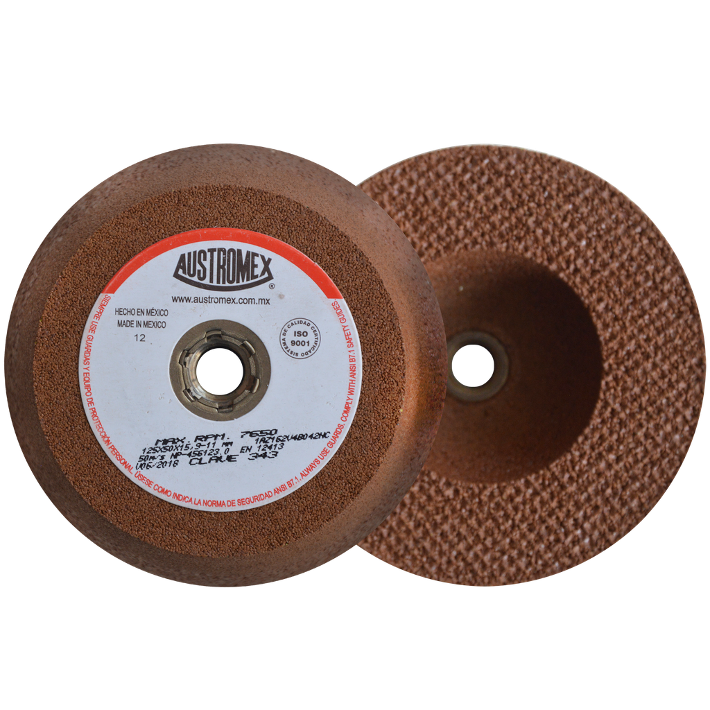 COPA ABRASIVA AUSTROMEX P/DESBASTE METAL 5" P/B&D (343)