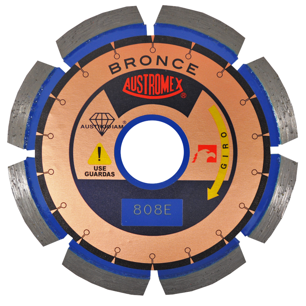 DISCO DIAMANTE AUSTROMEX RIN SEGMENTADO USO GENERAL 4" BRONCE (808)(H)