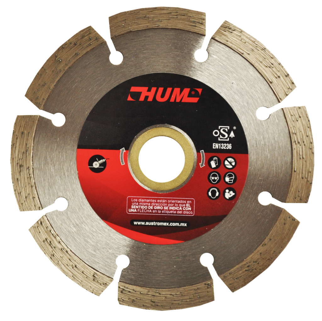 DISCO DIAMANTE AUSTROMEX RIN SEGMENTADO USO GENERAL 4" (2552)(H)