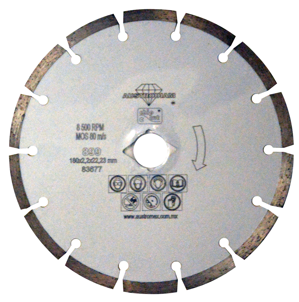 DISCO DIAMANTE AUSTROMEX RIN SEGMENTADO USO GENERAL 7" (899)(H)