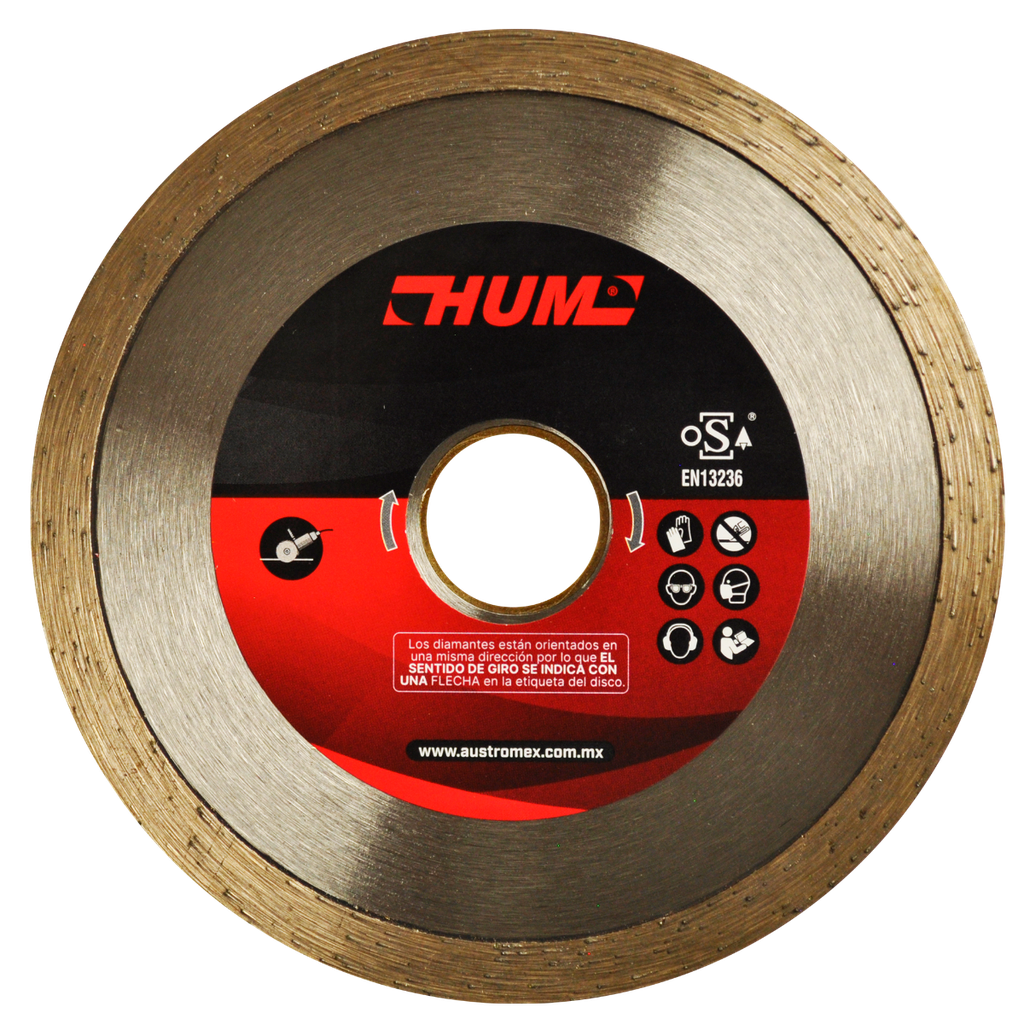 DISCO DIAMANTE AUSTROMEX RIN CONTINUO USO GENERAL 4-1/2" (2556)(H)