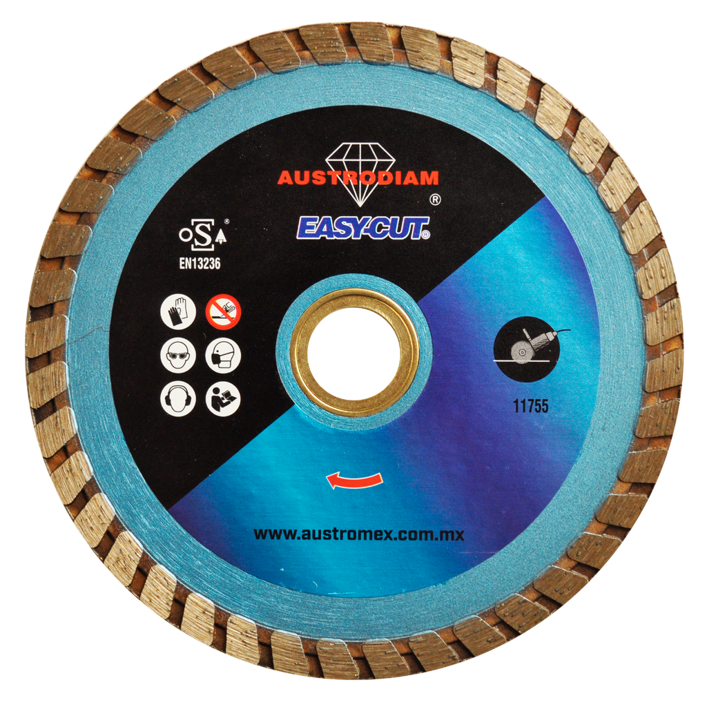 DISCO DIAMANTE AUSTROMEX TURBO USO GENERAL 4-1/2" (2502)(H)