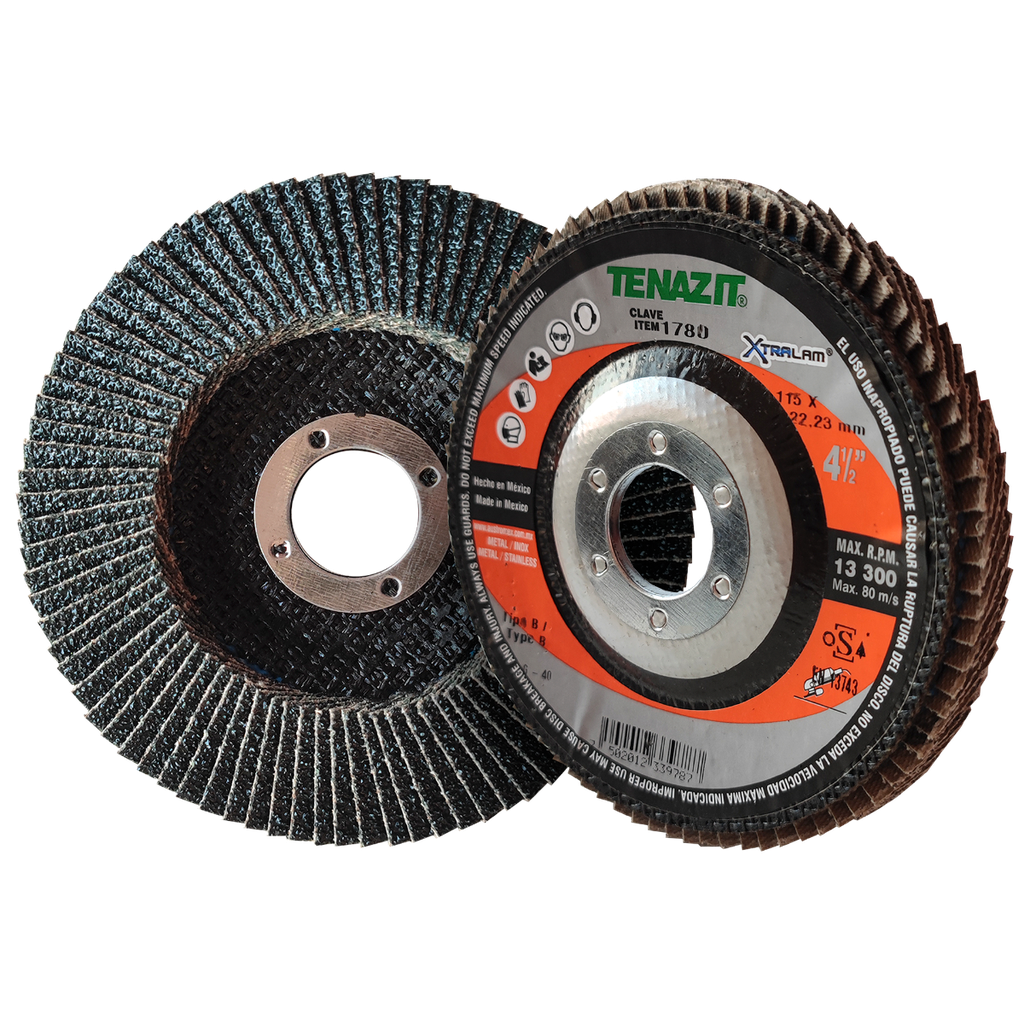 DISCO LAMINADO AUSTROMEX XTRALAM 4-1/2" GRANO 40 (1780)(H)