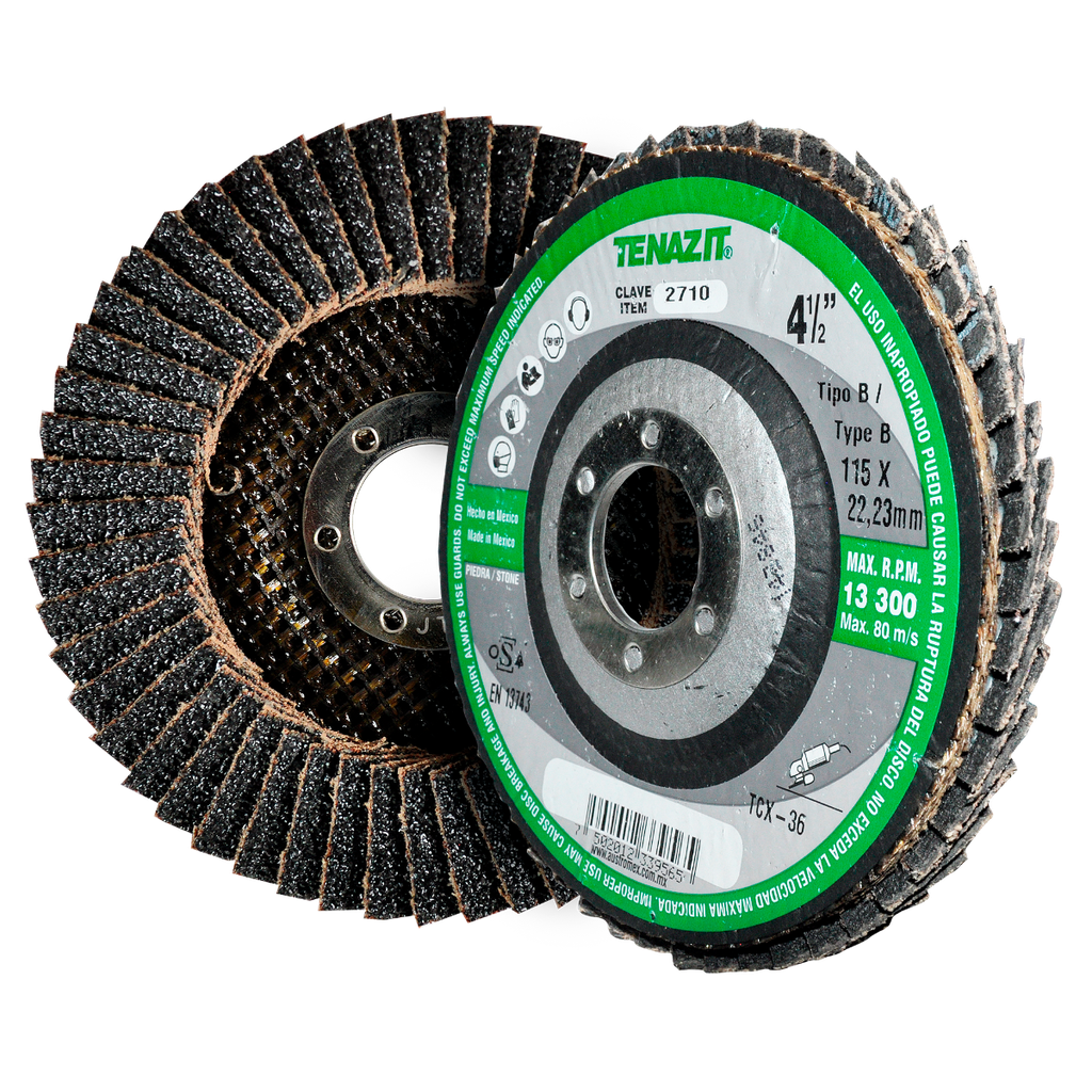 DISCO LAMINADO AUSTROMEX P/PIEDRA 4.5" GRANO 36 (2710)(H)