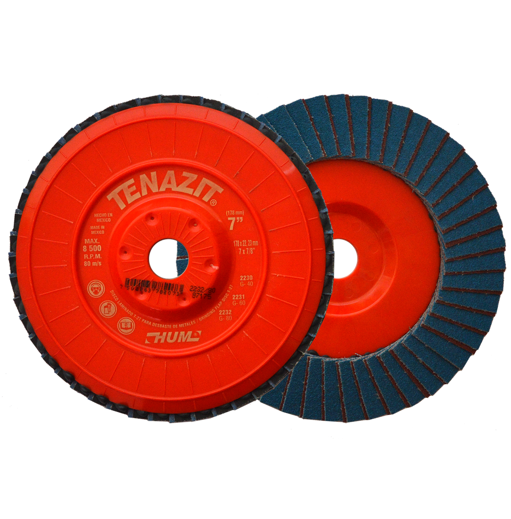 DISCO LAMINADO AUSTROMEX H.U.M. 7" GRANO 80 (2232)(H)