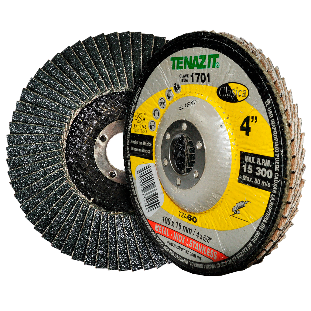 DISCO LAMINADO AUSTROMEX TZA 4" GRANO 60 (1701)(H)