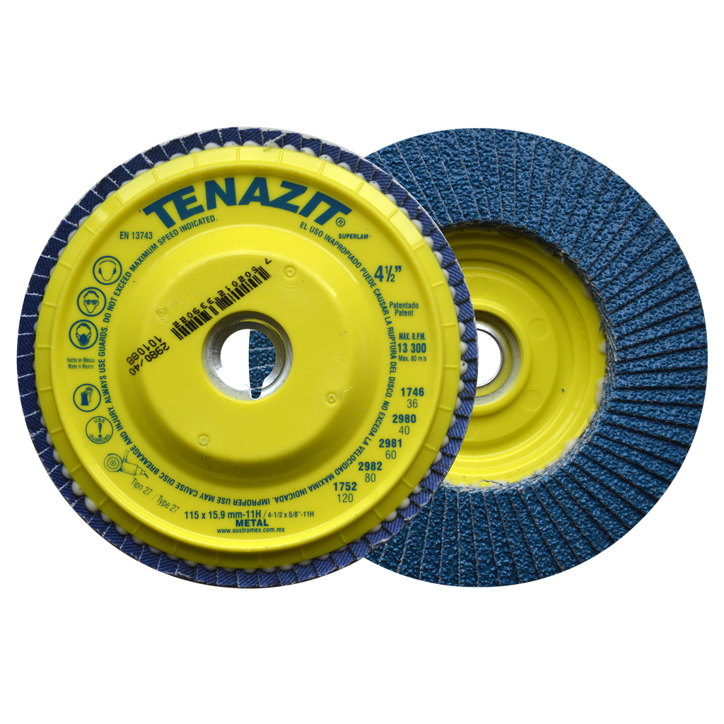DISCO LAMINADO AUSTROMEX SUPERLAM 4-1/2" P/B&D GRANO 40 (2980)(H)