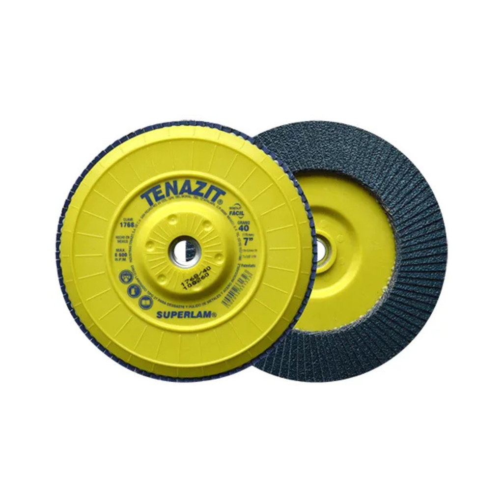 DISCO LAMINADO AUSTROMEX SUPERLAM 7" P/B&D GRANO 40 (1768)(H)