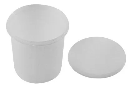 ENVASE PLÁSTICO RODICEL P/PINTURA 250ML BLANCO (H)