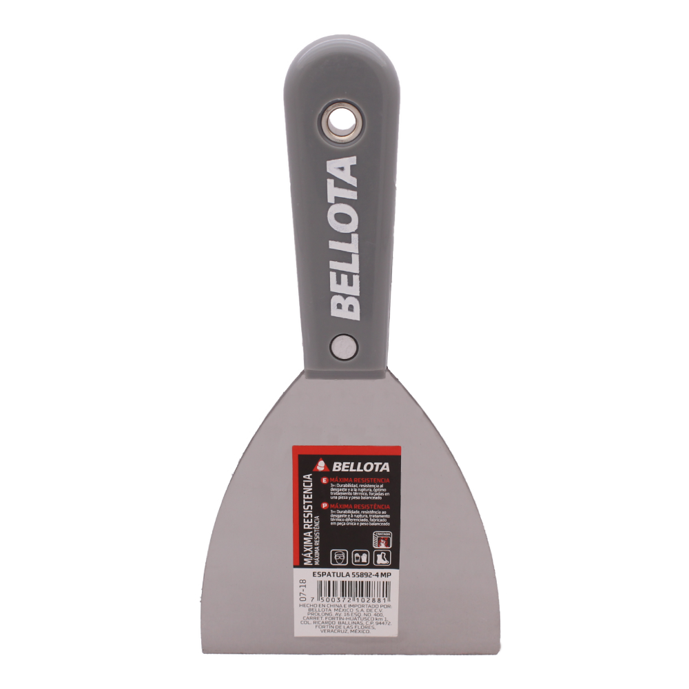 ESPÁTULA FLEXIBLE BELLOTA 3" MANGO PLÁSTICO (558923)