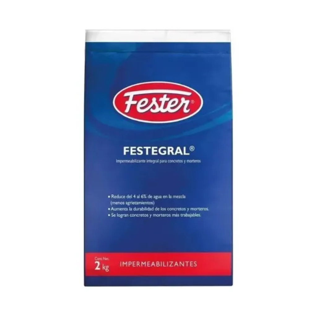 IMPERMEABILIZANTE FESTEGRAL P/CONCRETO 10 X 2KG