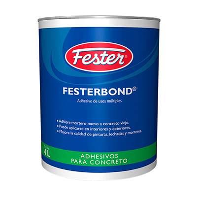 ADHESIVO FESTER BOND BLANCO P/CONCRETO 4LT