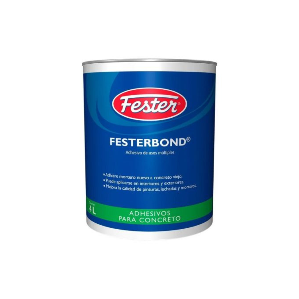 ADHESIVO FESTER BOND BLANCO P/CONCRETO 4LT