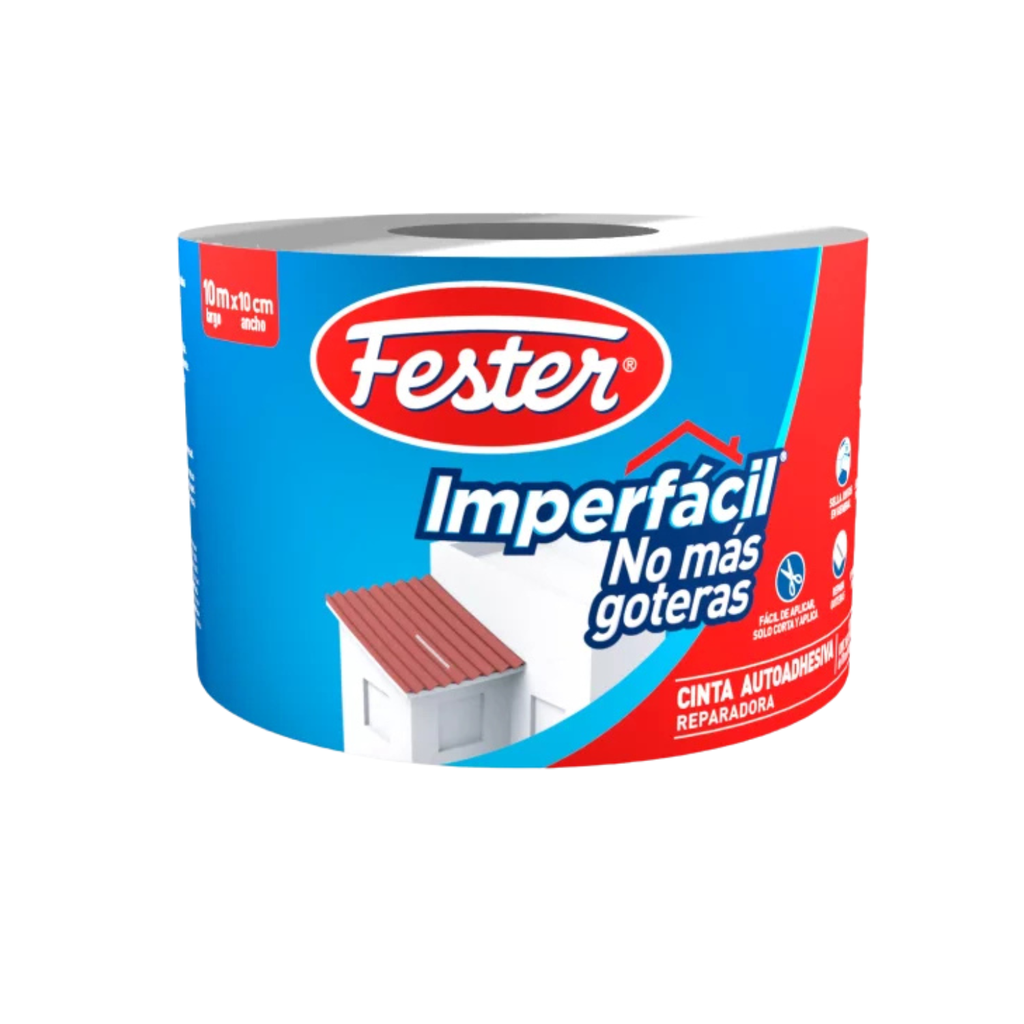 FESTER IMPERFÁCIL CINTA NO MÁS GOTERAS 10CM X 10M
