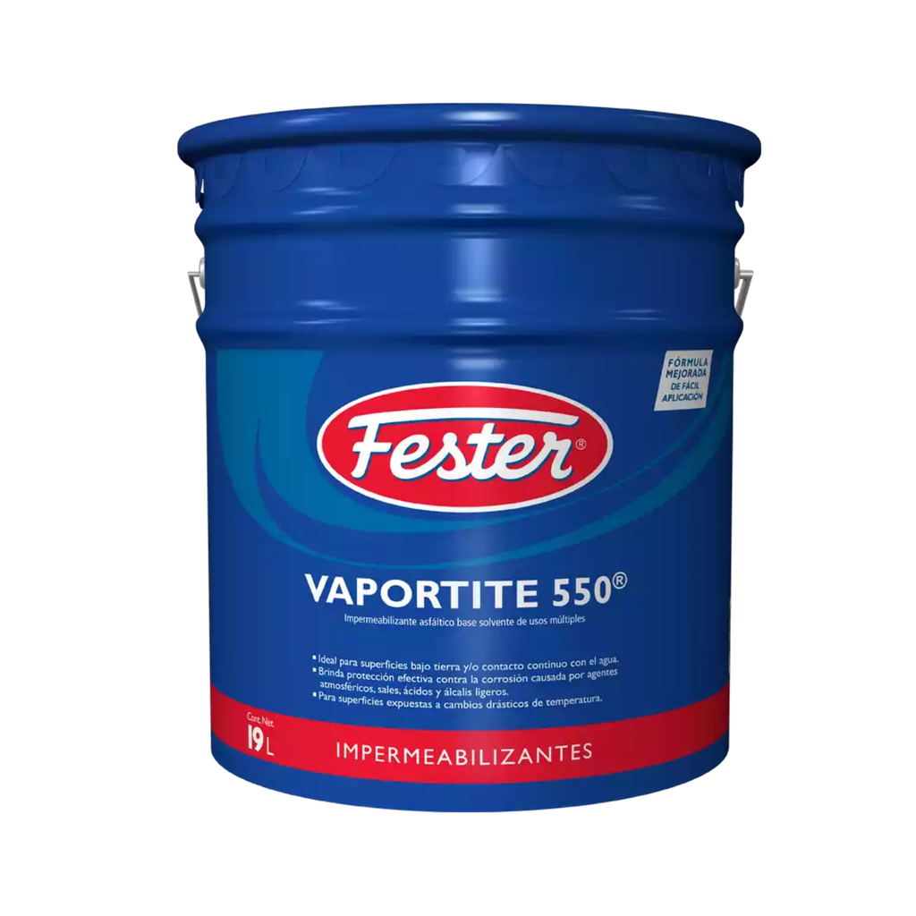 FESTER IMPERMEABILIZANTE VAPORTITE 550 ASFÁLTICO 19LT