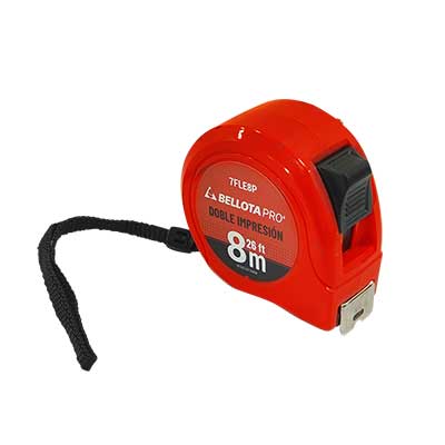 FLEXÓMETRO BELLOTA DOBLE IMPRESIÓN 8M PRO (7FLE8P)(H)