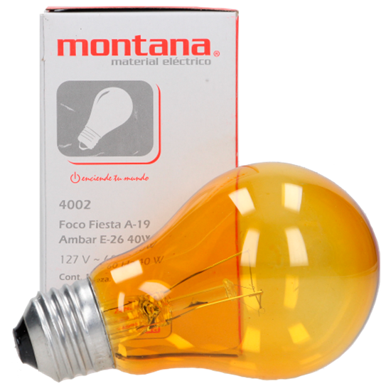 FOCO FIESTA MONTANA 40W COLOR AMBAR (4002)(E)