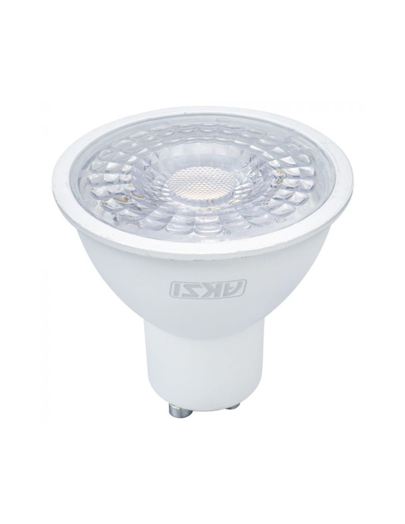 AKSI FOCO DICROICO LED MR16 7W LUZ CÁLIDA 127V GU10 (121051)
