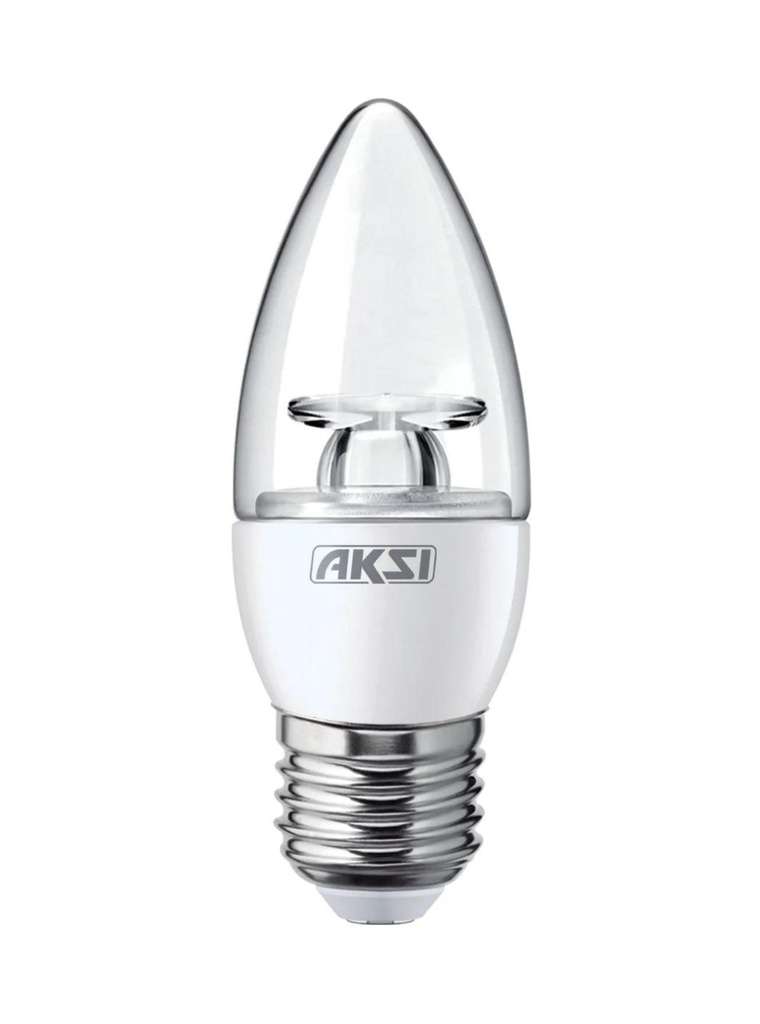 AKSI FOCO LED VELA 4W LUZ CÁLIDA E27 (122003) (E)