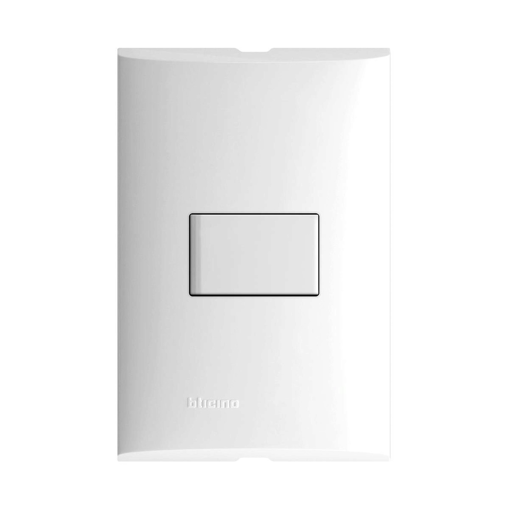 BTICINO PLACA FORZA C/1 INTERRUPTOR 3 VÍAS BLANCO (FZA531) (E)