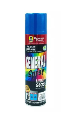 AEROSOL GENERAL PAINT AZUL METÁLICO 400ML (A2351)(E)