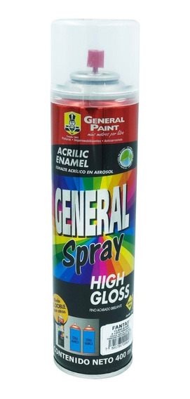 AEROSOL GENERAL PAINT POLIURETANO TRANSPARENTE BRILLANTE  400ML (AU2357)(E)
