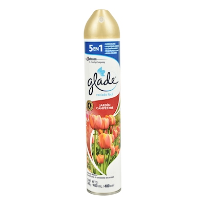 GLADE AROMAS AEROSOL JARDÍN CAMPESTRE 400ML (6210)