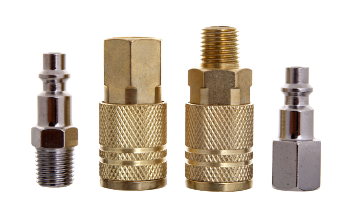 GONI JUEGO DE COPLES Y CONECTORES RÁPIDOS MACHO-HEMBRA 1/4" (41018) (H)