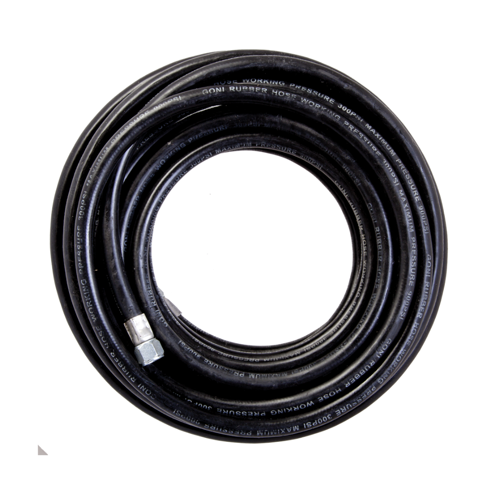 GONI MANGUERA USO RUDO 3/8" MACHO NEGRA 10M (197)