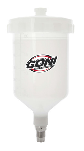 GONI VASO DE PLÁSTICO C/CONECTOR MACHO 600ML (397)