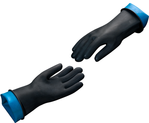 GUANTE VITEX NEGRO C/ÁCIDO 300 No.10