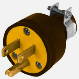 IGOTO CLAVIJA ATERRIZADA C/ARMAZÓN DE PLÁSTICO (CL-2PT-PA)(E)