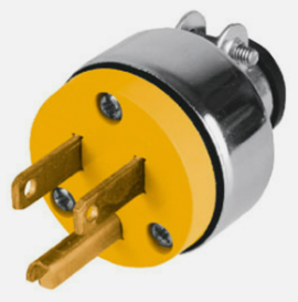 IGOTO CLAVIJA ATERRIZADA C/ABRAZADERA METAL (CL-2PT-MA)(E)