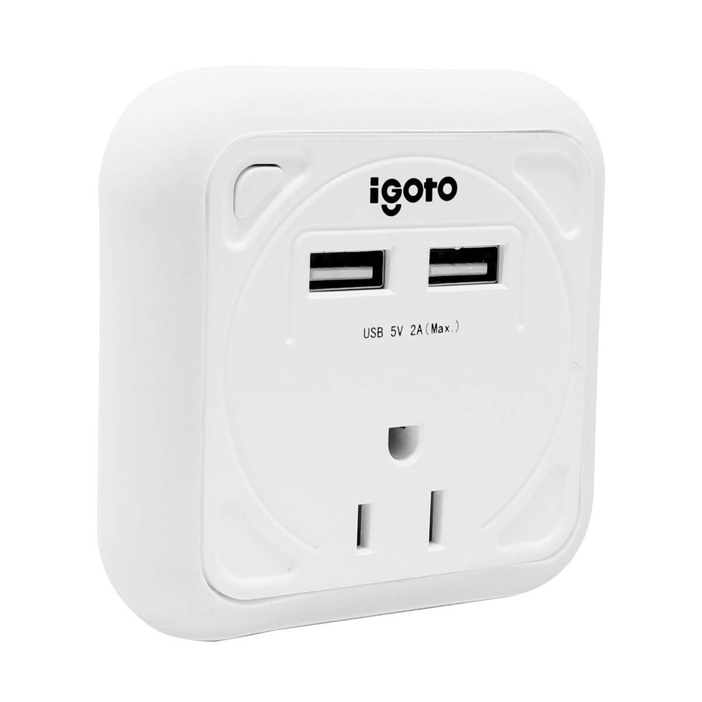 IGOTO LÁMPARA C/CONTACTO Y SALIDA USB (LE04)(E)