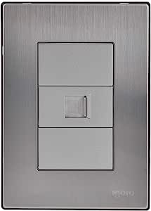 IGOTO PLACA TOMA DATOS PLATA (INOX1022)(E)