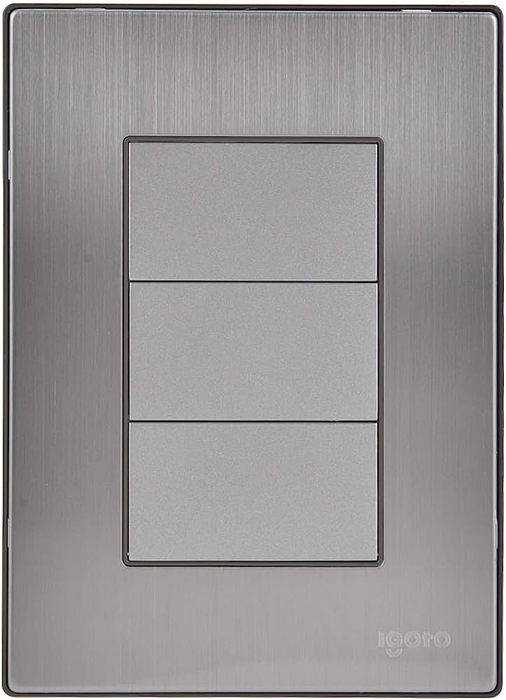 IGOTO PLACA CIEGA PLATA (INOX1015)(E)