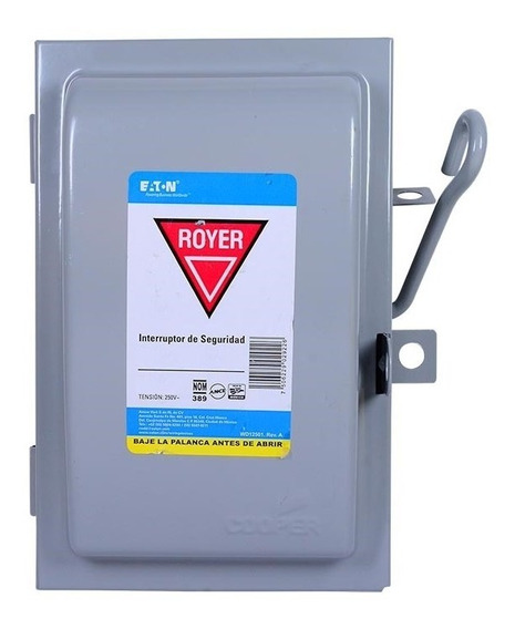 INTERRUPTOR ROYER 2X30 BASE BI-CERÁMICA (WD2226)(E)