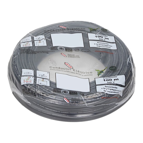 IUSA ALAMBRE THW COLORES 12 NEGRO BOLSA (397468)