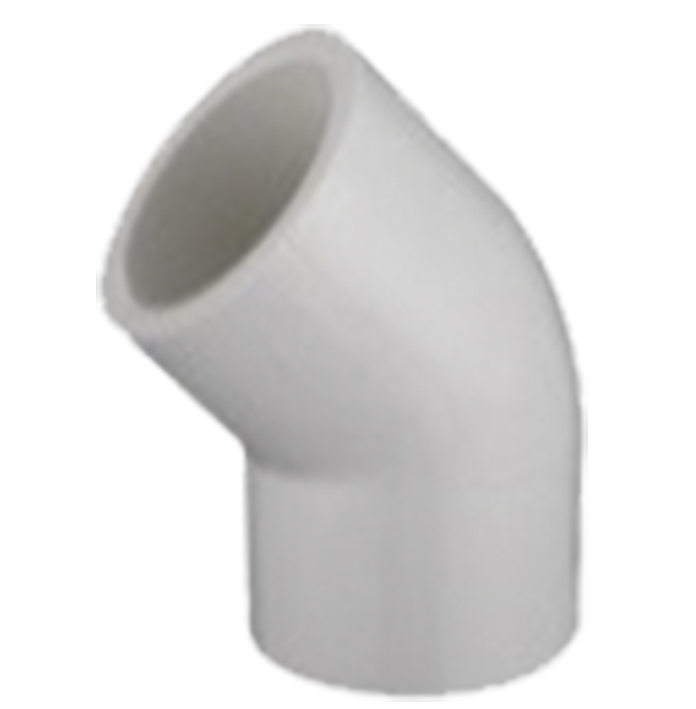 IUSA CODO 45° PVC C-40 3/4" (19MM) (615390)