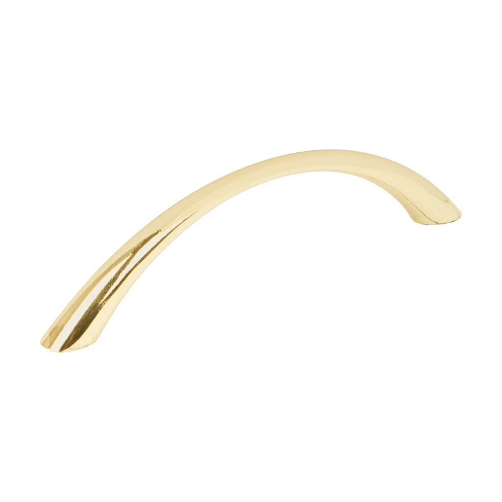 JALADERA HANDY ARCO LATÓN BRILLANTE 24MM X 128MM C/TORNILLO (7988)(E)