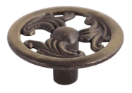 JALADERA HANDY BOTÓN TRADICIONAL LATÓN ANTIGUO 35MM X 16MM C/TORNILLO (3890)(E)