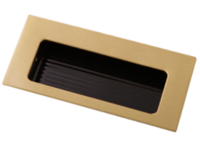 JALADERA DE EMBUTIR HANDY LATÓN BRILLANTE 85 MM X 35MM (4261)(E)