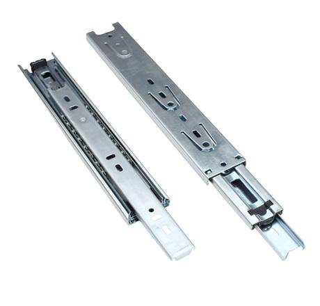 JUEGO DE CORREDERA HANDY DE EXTENSIÓN S/TORNILLO 22" NÍQUEL (3592)(E)